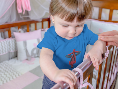 Superhero Cartoon Rompers for Baby Girl- FunkyTeesClub