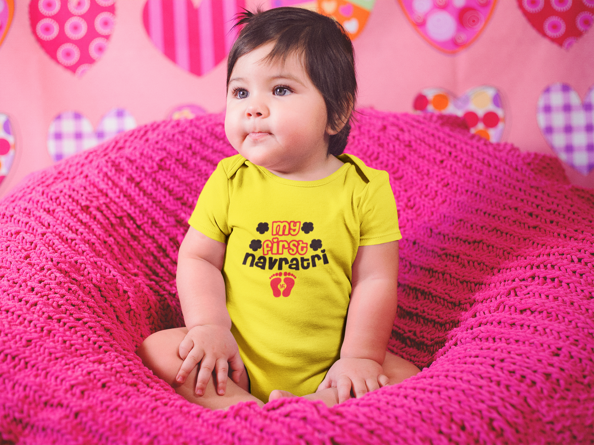 My First Navratri Rompers for Baby Girl- FunkyTeesClub