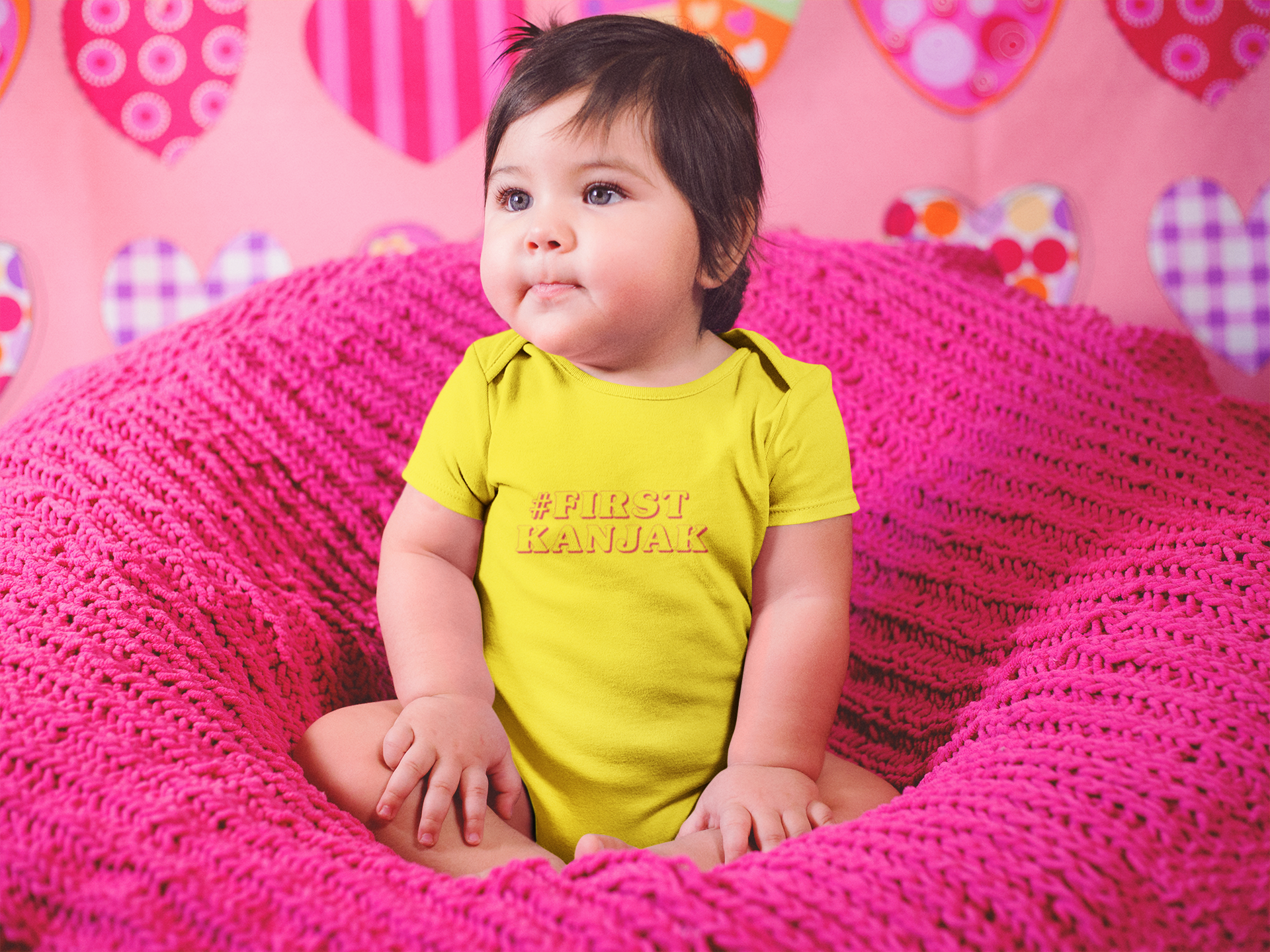 First Kanjak Rompers for Baby Girl- FunkyTeesClub