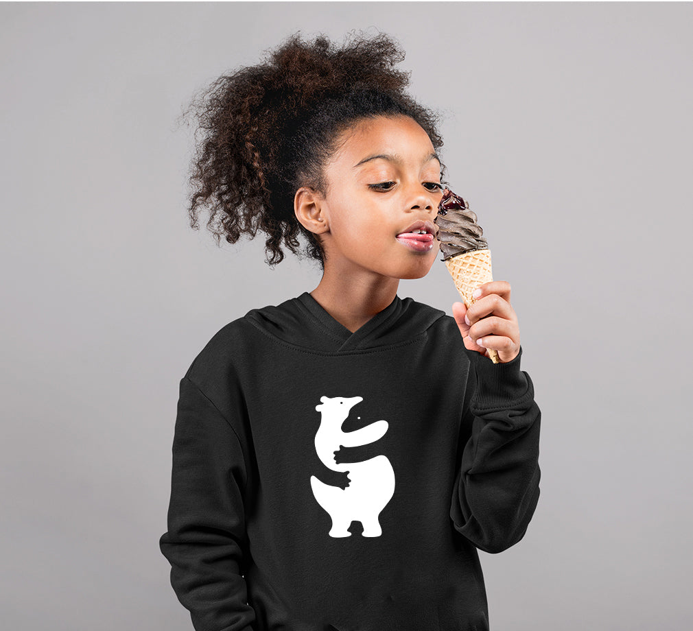 Animal Hug Girl Hoodies-FunkyTeesClub