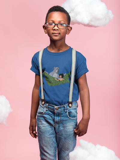 Cute Cartoon Half Sleeves T-Shirt for Boy-FunkyTeesClub