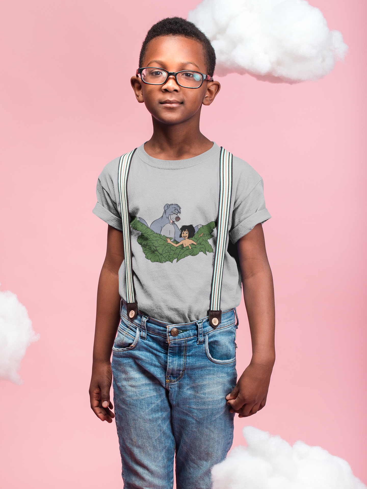 Cute Cartoon Half Sleeves T-Shirt for Boy-FunkyTeesClub