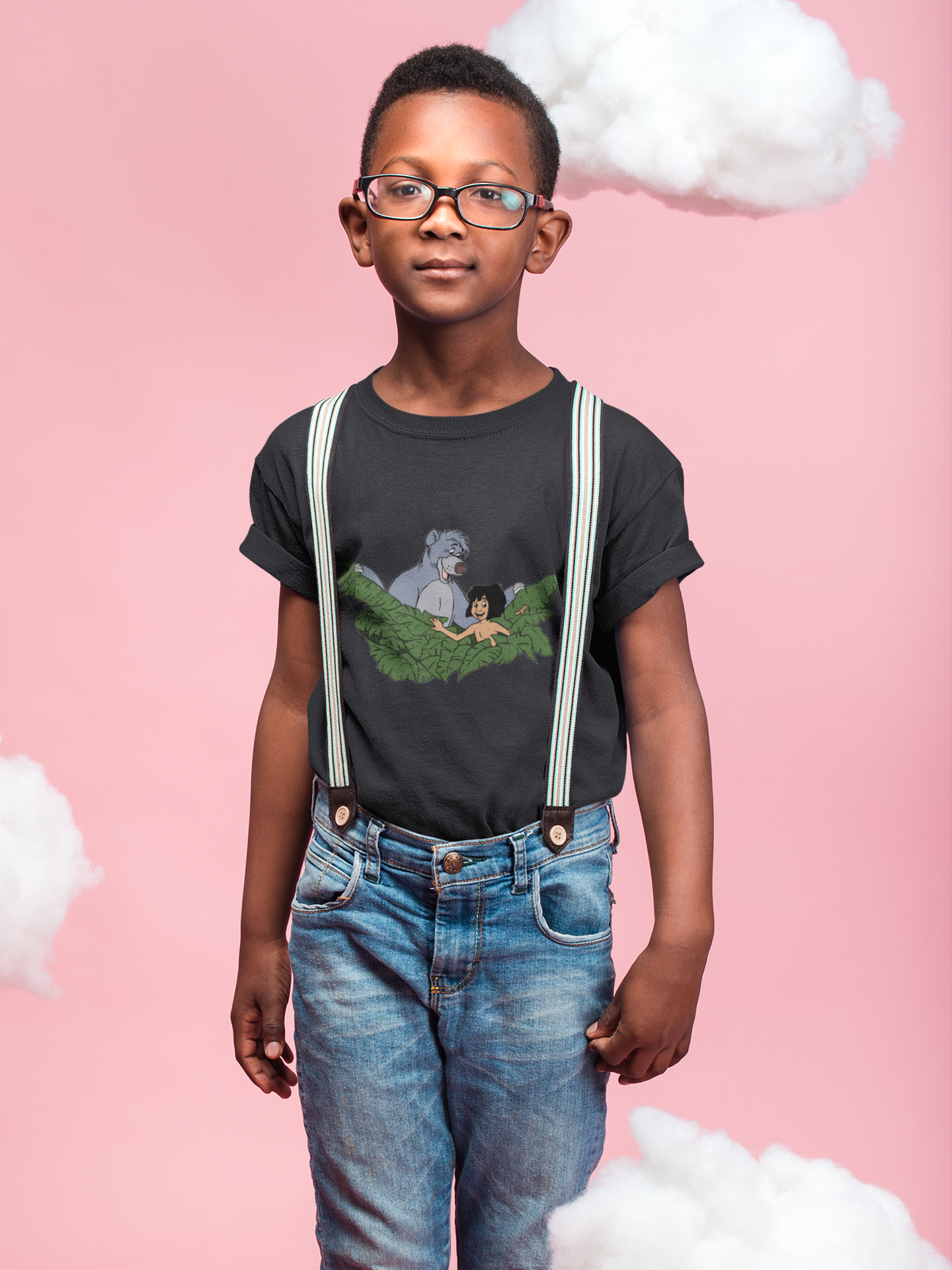 Cute Cartoon Half Sleeves T-Shirt for Boy-FunkyTeesClub