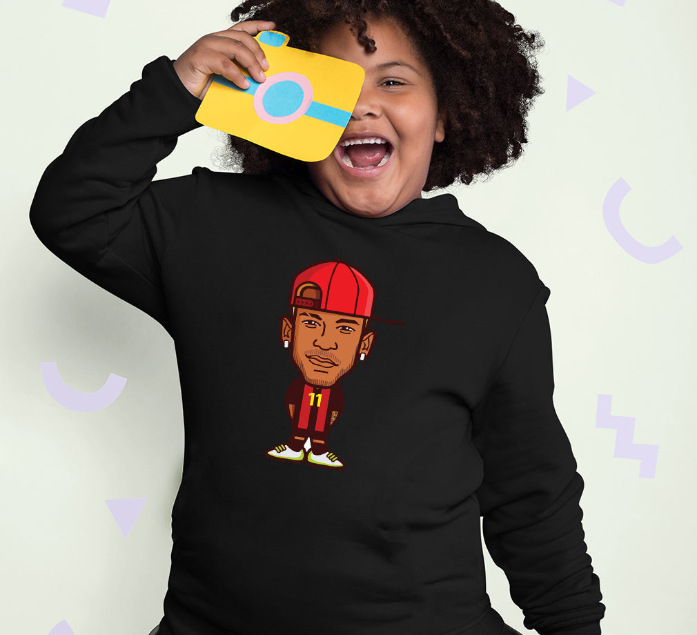 Neymar Girl Hoodies-FunkyTeesClub