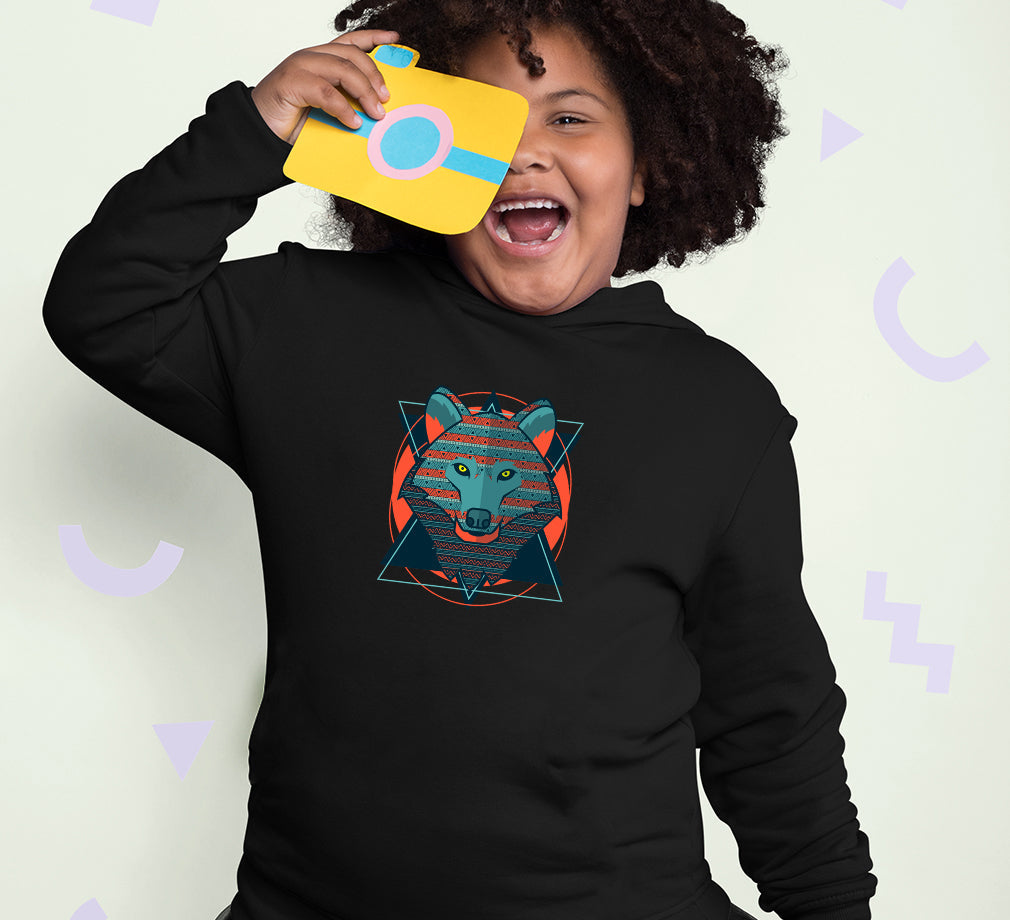 WOLF Girl Hoodies-FunkyTeesClub