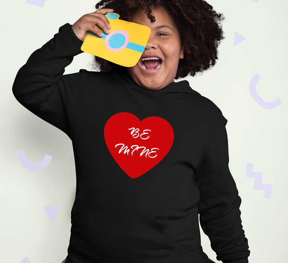 Be Mine Girl Hoodies-FunkyTeesClub