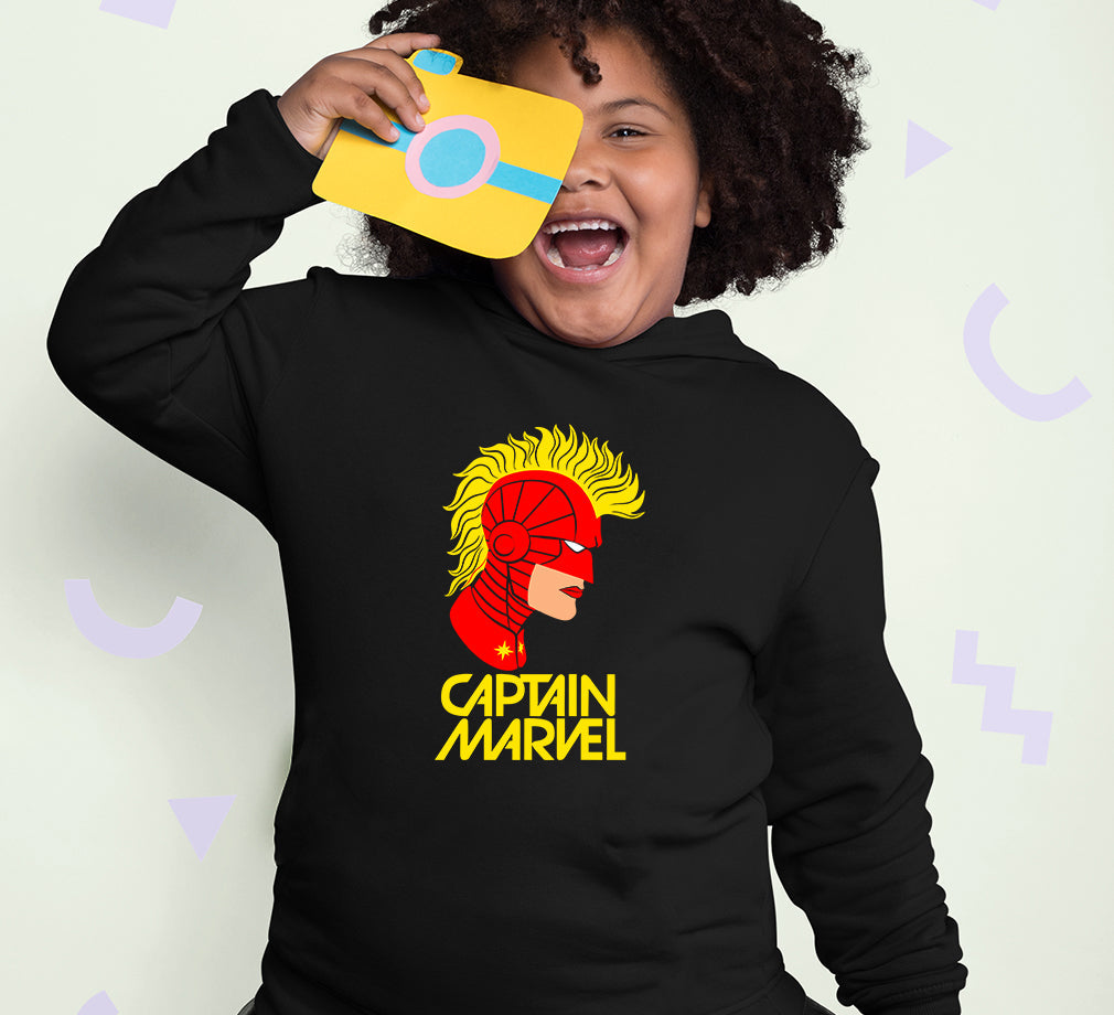 Captain Marvel Girl Hoodies-FunkyTeesClub