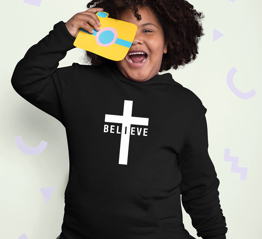 Believe Girl Hoodies-FunkyTeesClub