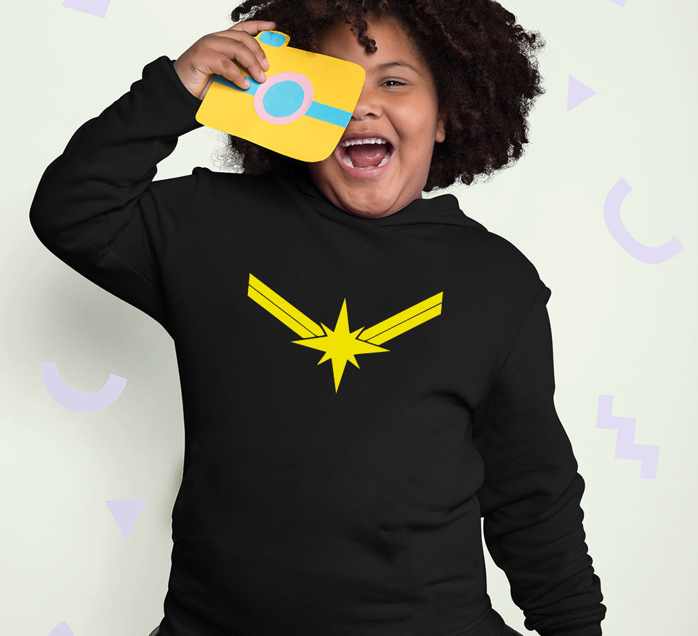 Captain Marvel Girl Hoodies-FunkyTeesClub