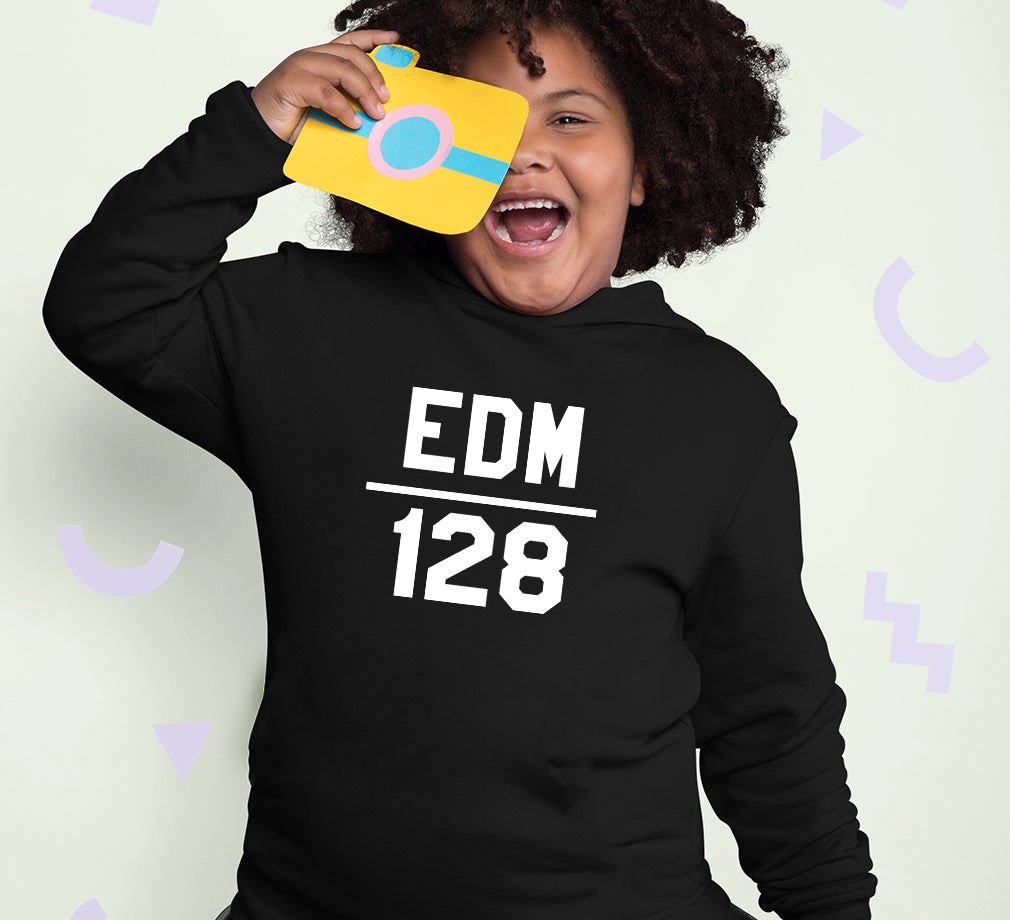 EDM 128 Girl Hoodies-FunkyTeesClub