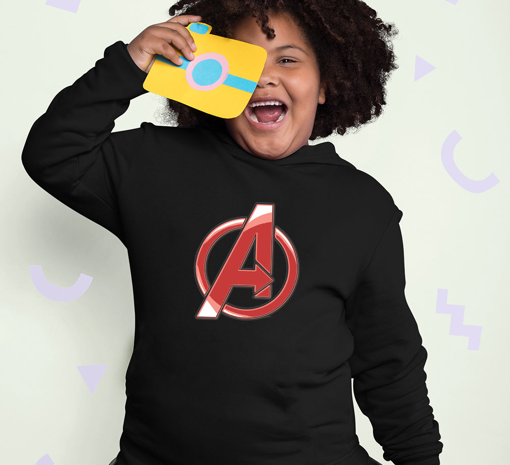 Avenger Logo Girl Hoodies-FunkyTeesClub