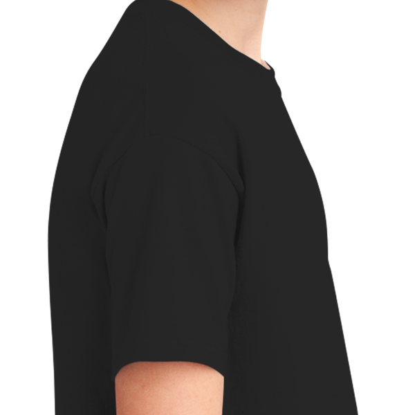 Boy Plain Black T-Shirt-FunkyTeesClub