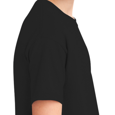 Boy Plain Black T-Shirt-FunkyTeesClub