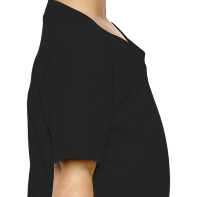 Girl Plain Black T-shirt-FunkyTeesClub