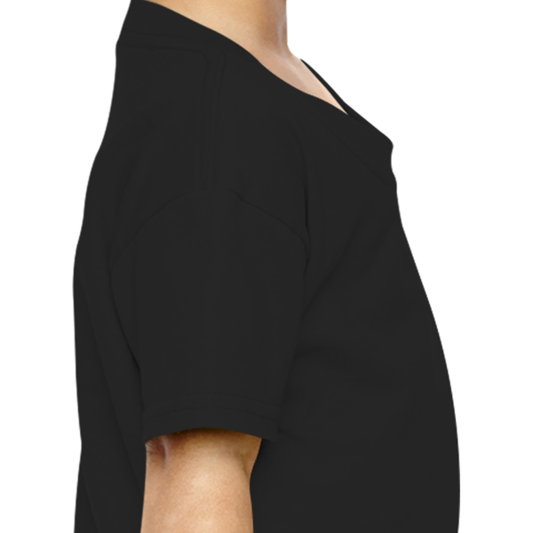 Girl Plain Black T-shirt-FunkyTeesClub