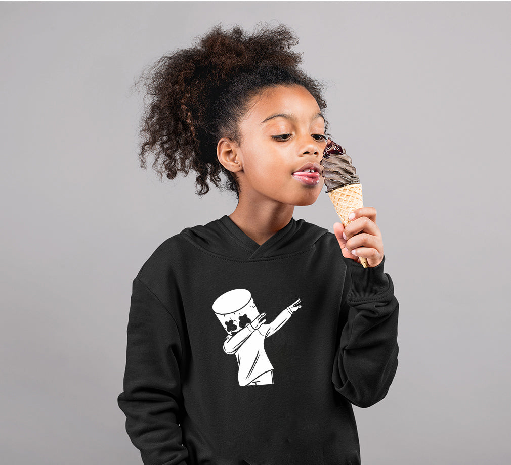 Dab Marshmello Girl Hoodies-FunkyTeesClub
