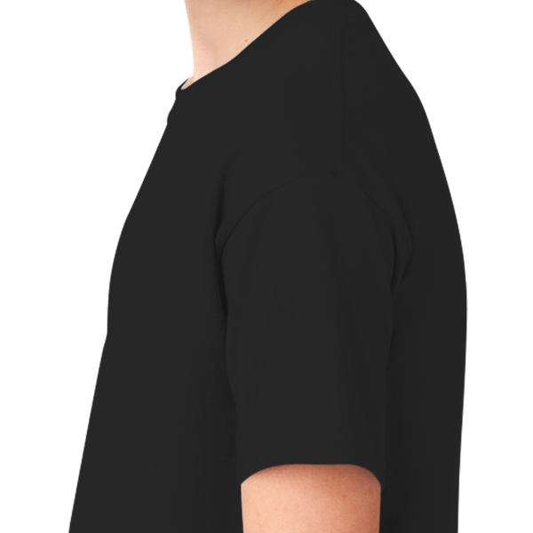 Boy Plain Black T-Shirt-FunkyTeesClub