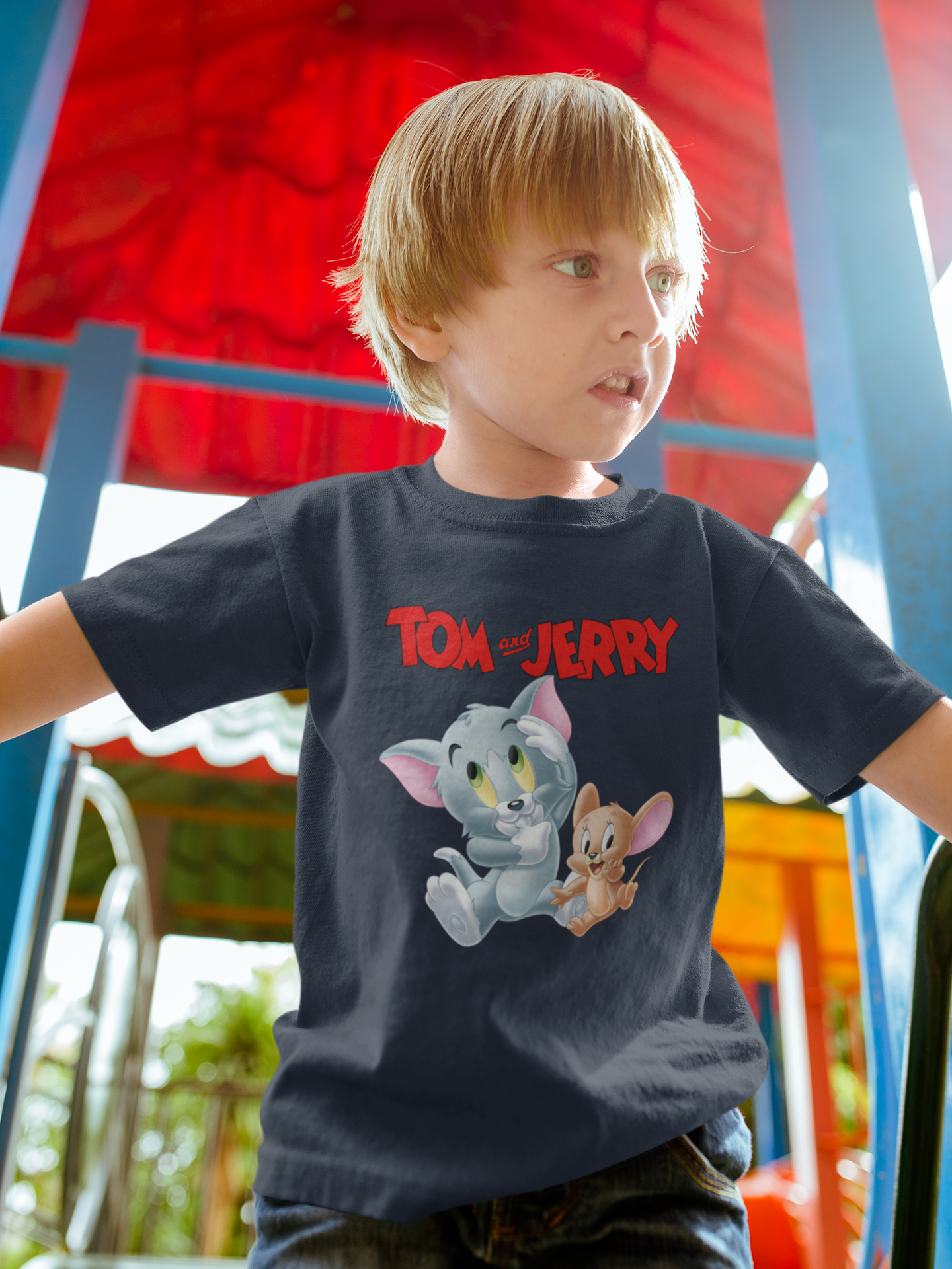 Most Iconic Cartoon Half Sleeves T-Shirt for Boy-FunkyTeesClub