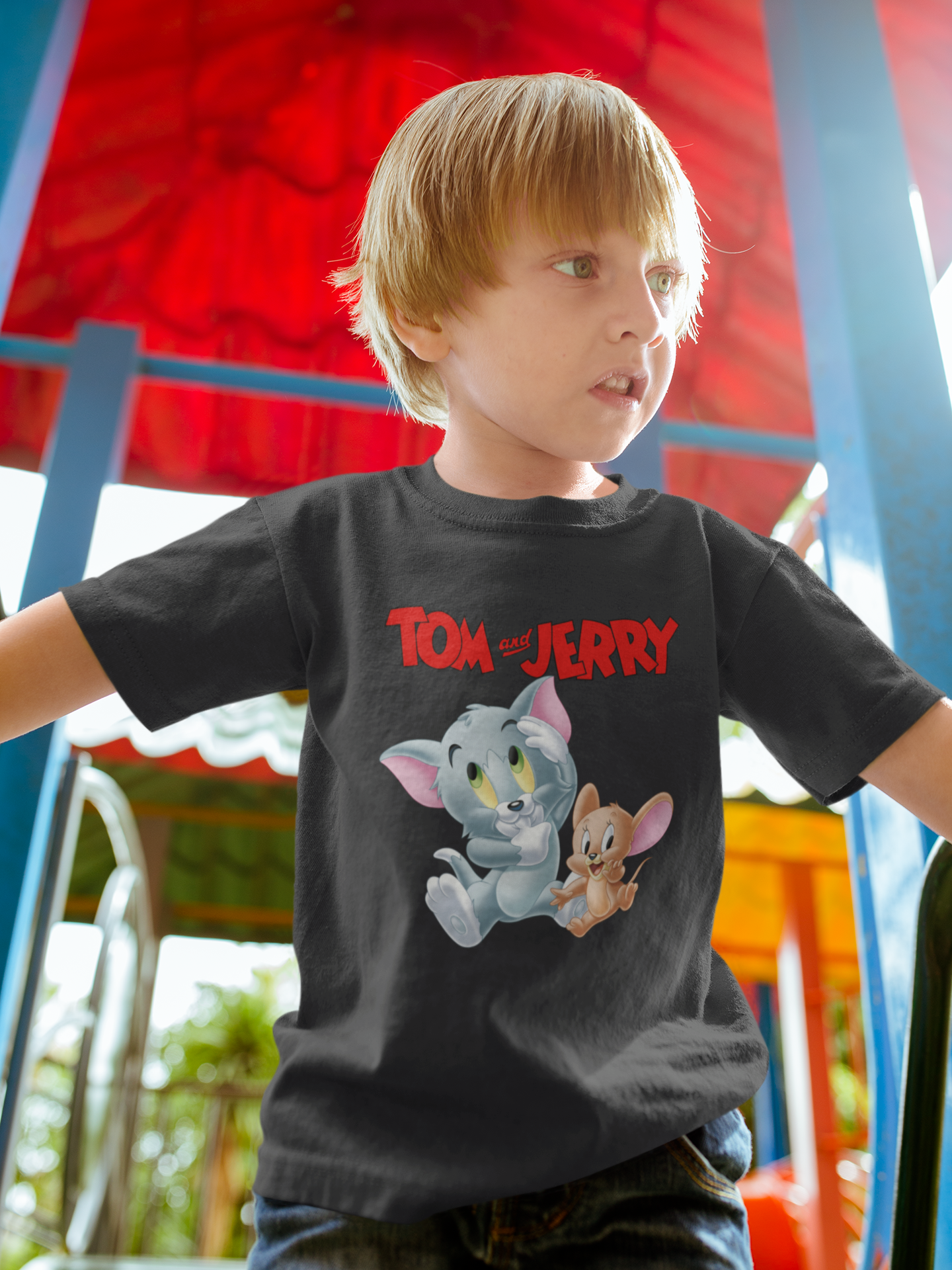 Most Iconic Cartoon Half Sleeves T-Shirt for Boy-FunkyTeesClub