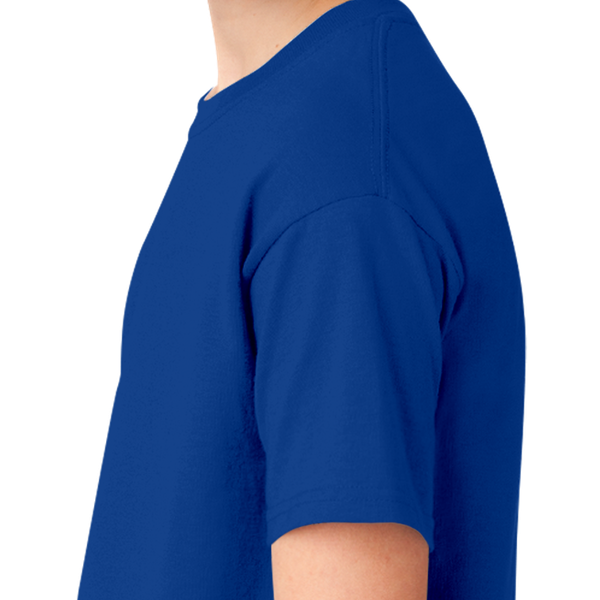 Boy Plain Royal Blue T-Shirt-FunkyTeesClub