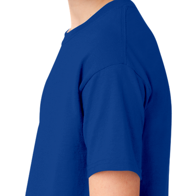 Boy Plain Royal Blue T-Shirt-FunkyTeesClub