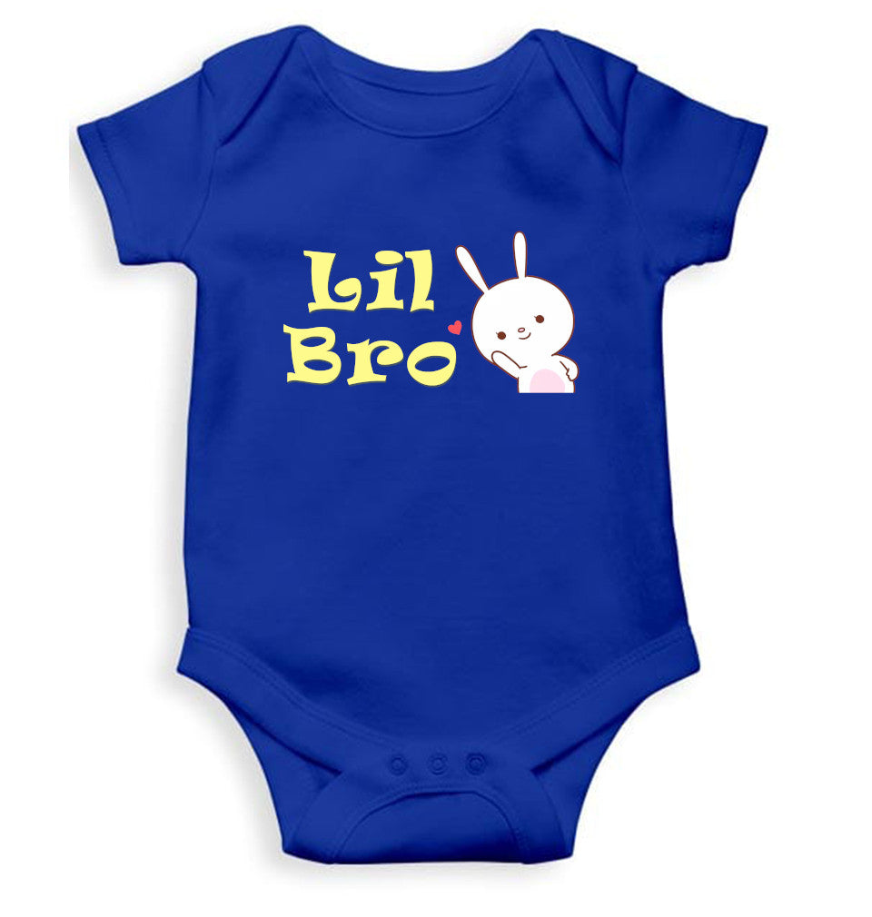 Little Bro Rakshabadhan Rompers for Baby Boy- FunkyTeesClub