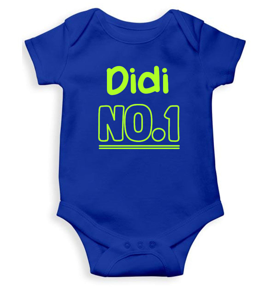 Didi No.1 Rakshabandhan Rompers for Baby Girl- FunkyTeesClub