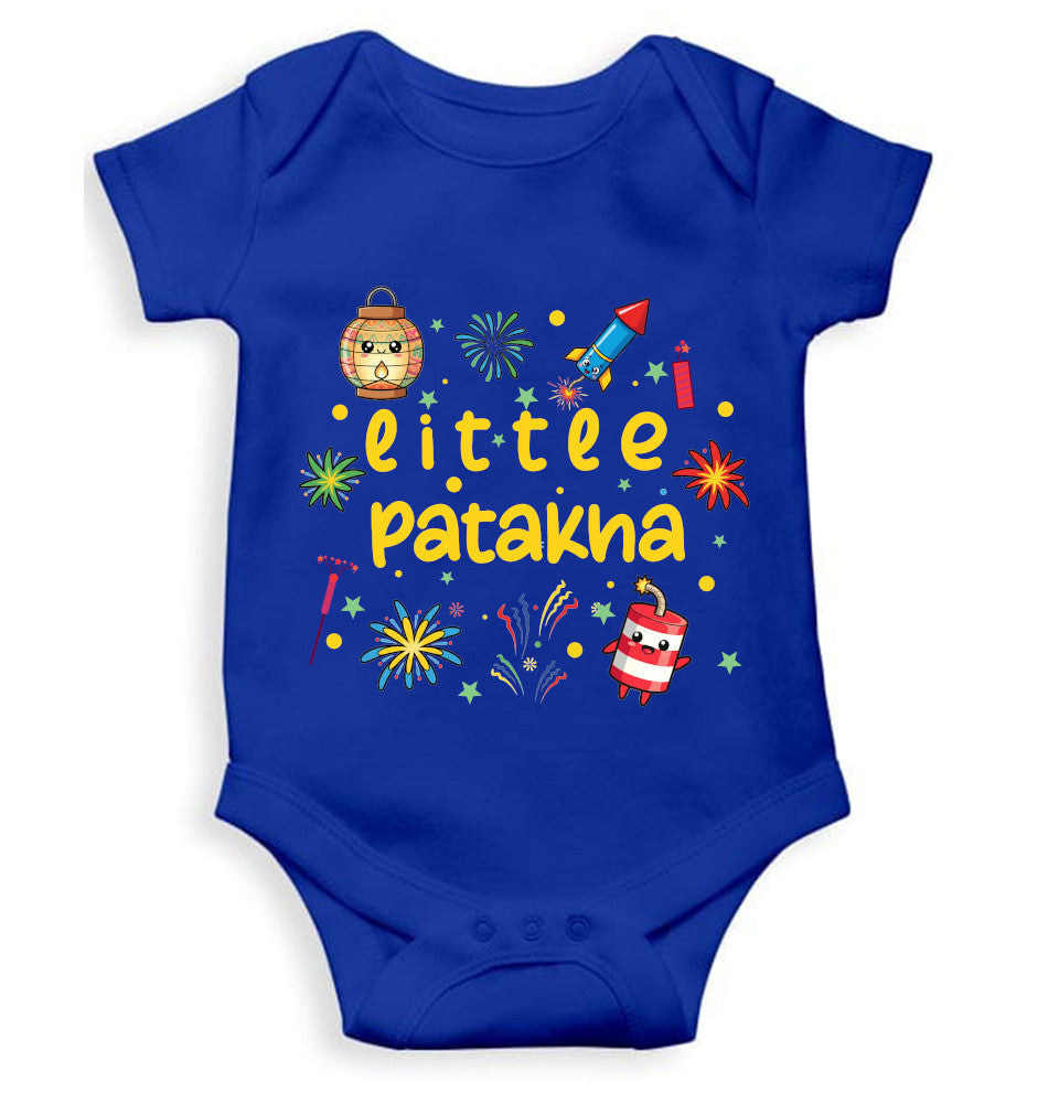 Little Patakha Diwali Rompers for Baby Girl- FunkyTeesClub