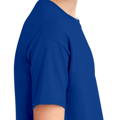 Boy Plain Royal Blue T-Shirt-FunkyTeesClub