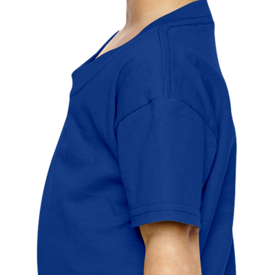 Girl Plain Royal Blue T-shirt -FunkyTeesClub
