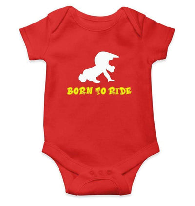 Born To Ride Rompers for Baby Boy- FunkyTradition FunkyTradition