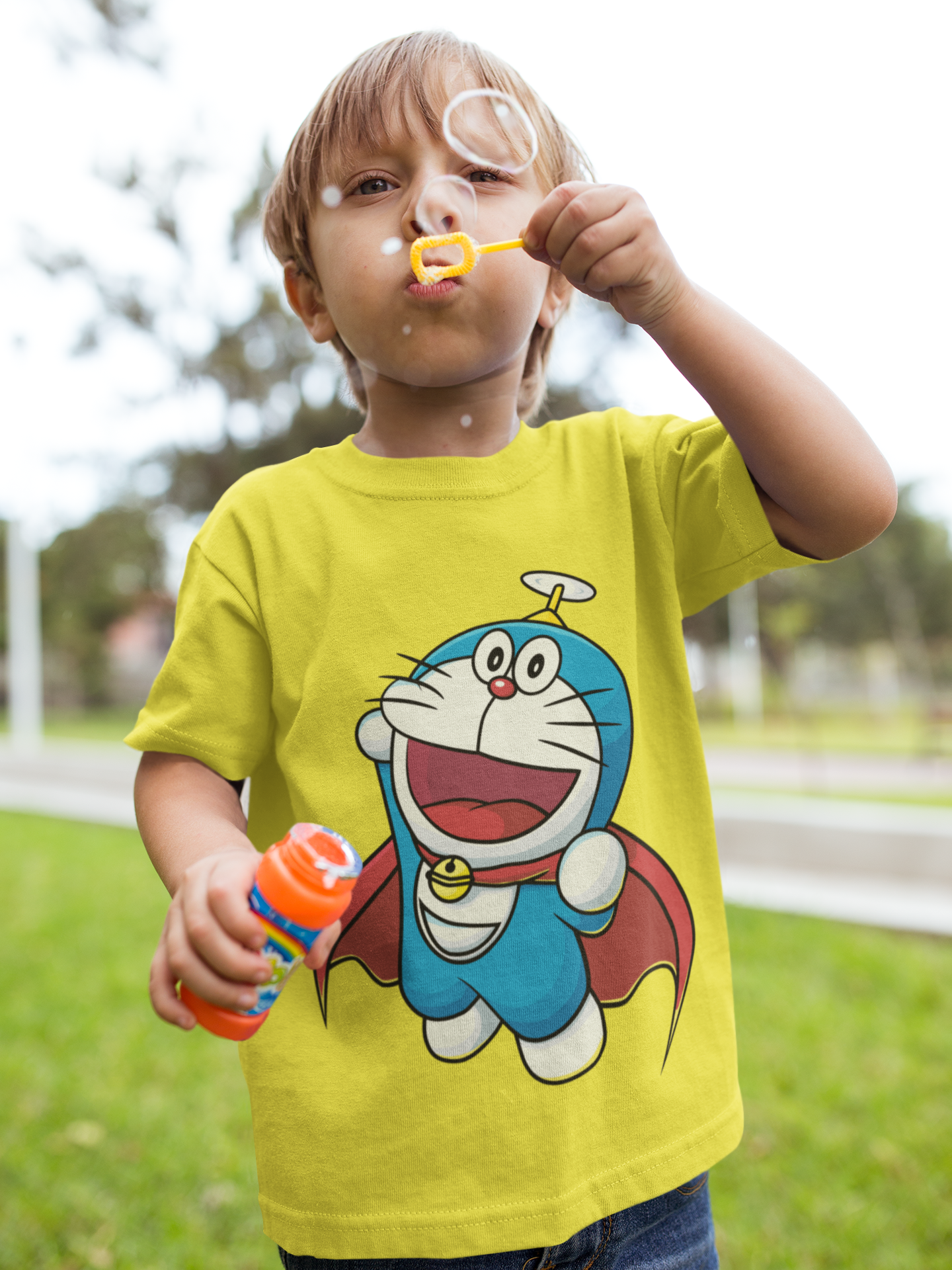 Cute Cartoon Half Sleeves T-Shirt for Boy-FunkyTeesClub