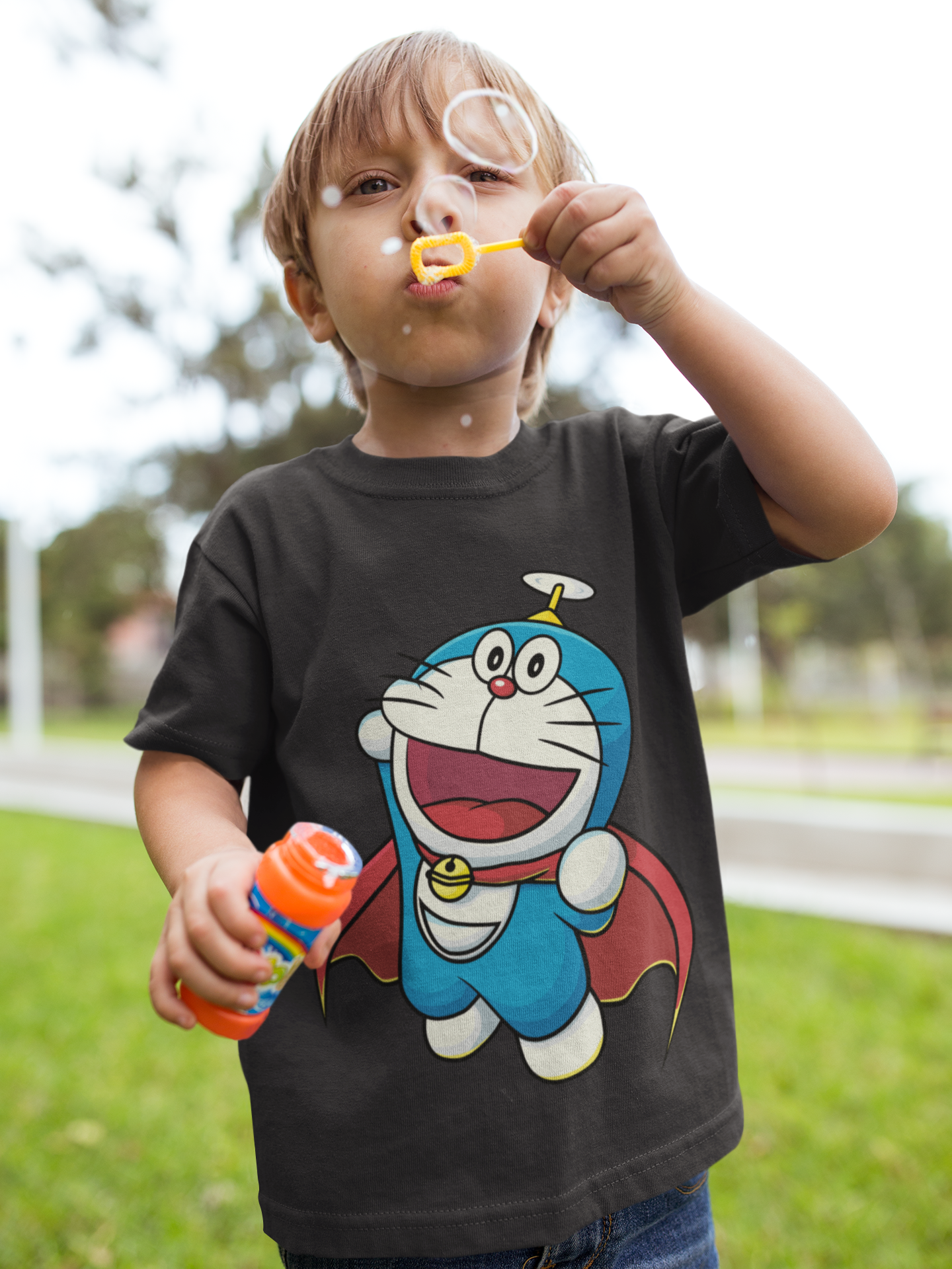 Cute Cartoon Half Sleeves T-Shirt for Boy-FunkyTeesClub