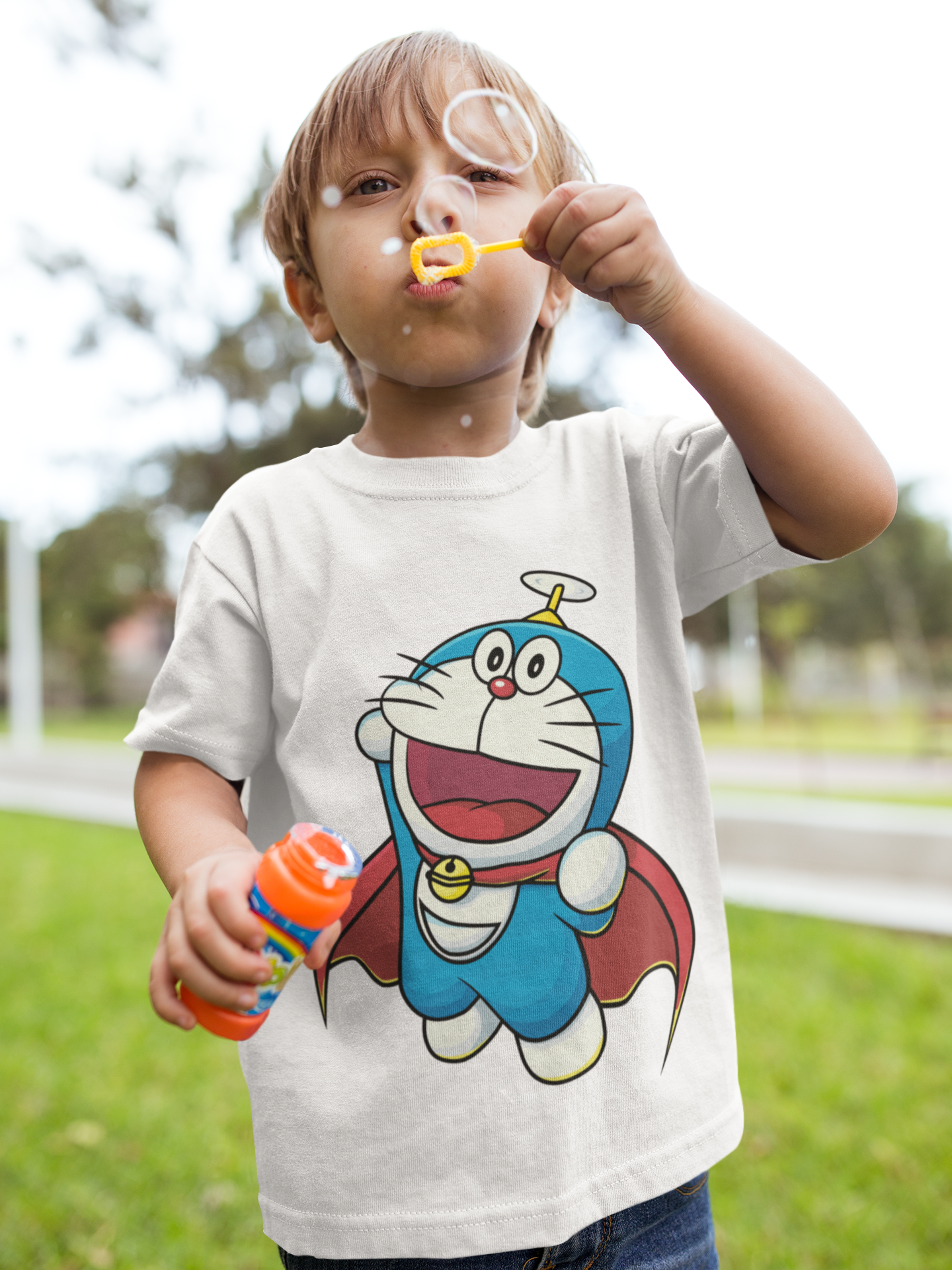 Cute Cartoon Half Sleeves T-Shirt for Boy-FunkyTeesClub