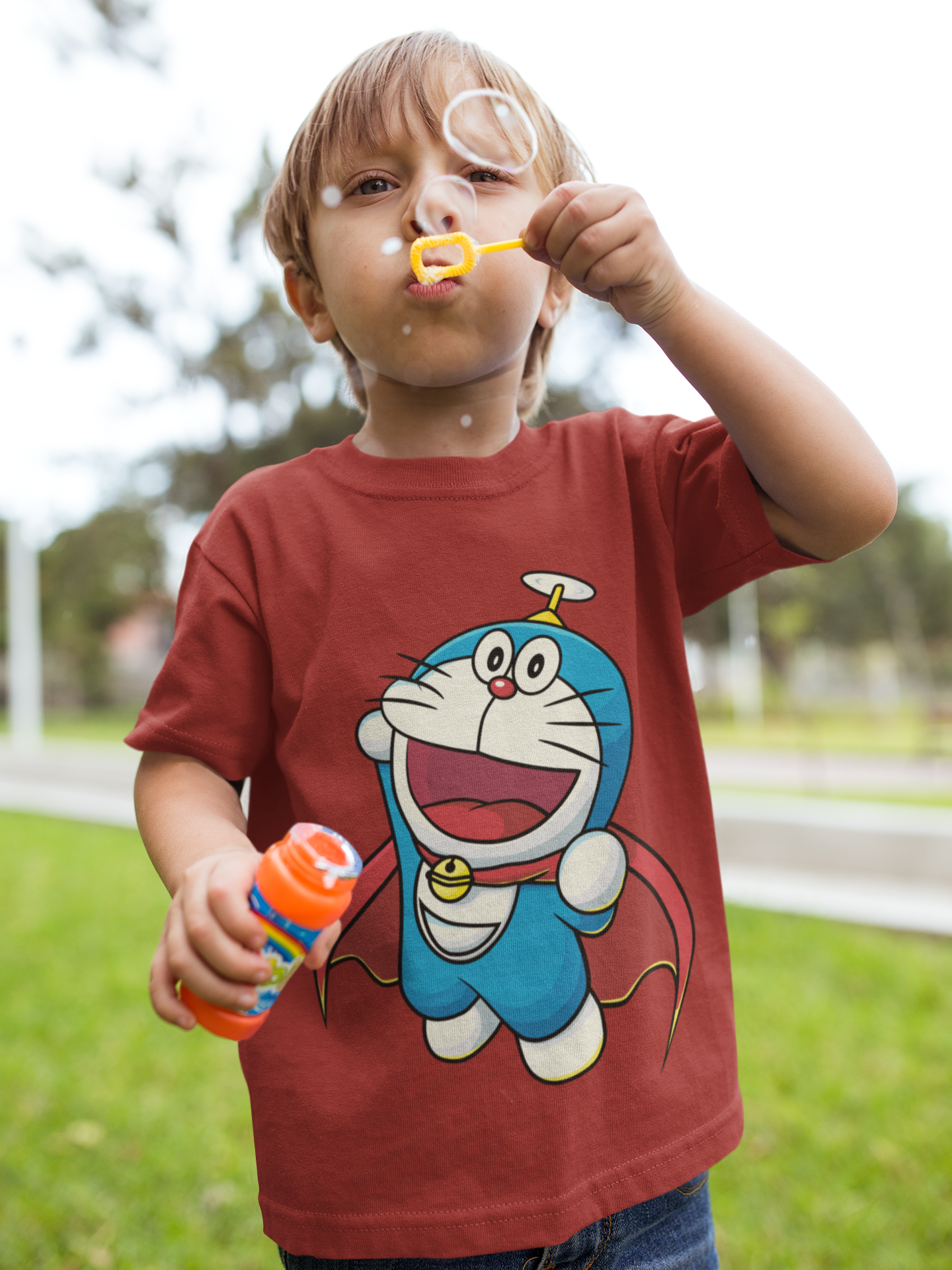 Cute Cartoon Half Sleeves T-Shirt for Boy-FunkyTeesClub