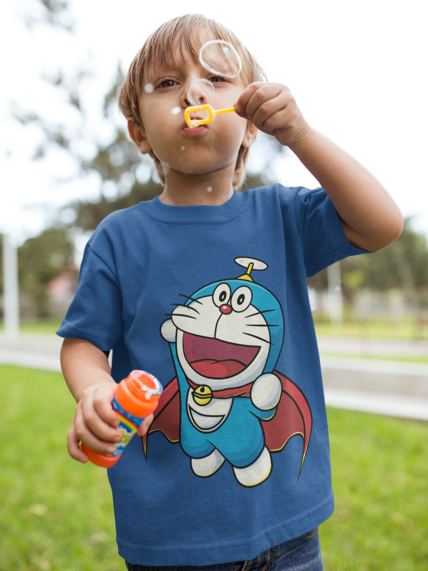 Cute Cartoon Half Sleeves T-Shirt for Boy-FunkyTeesClub