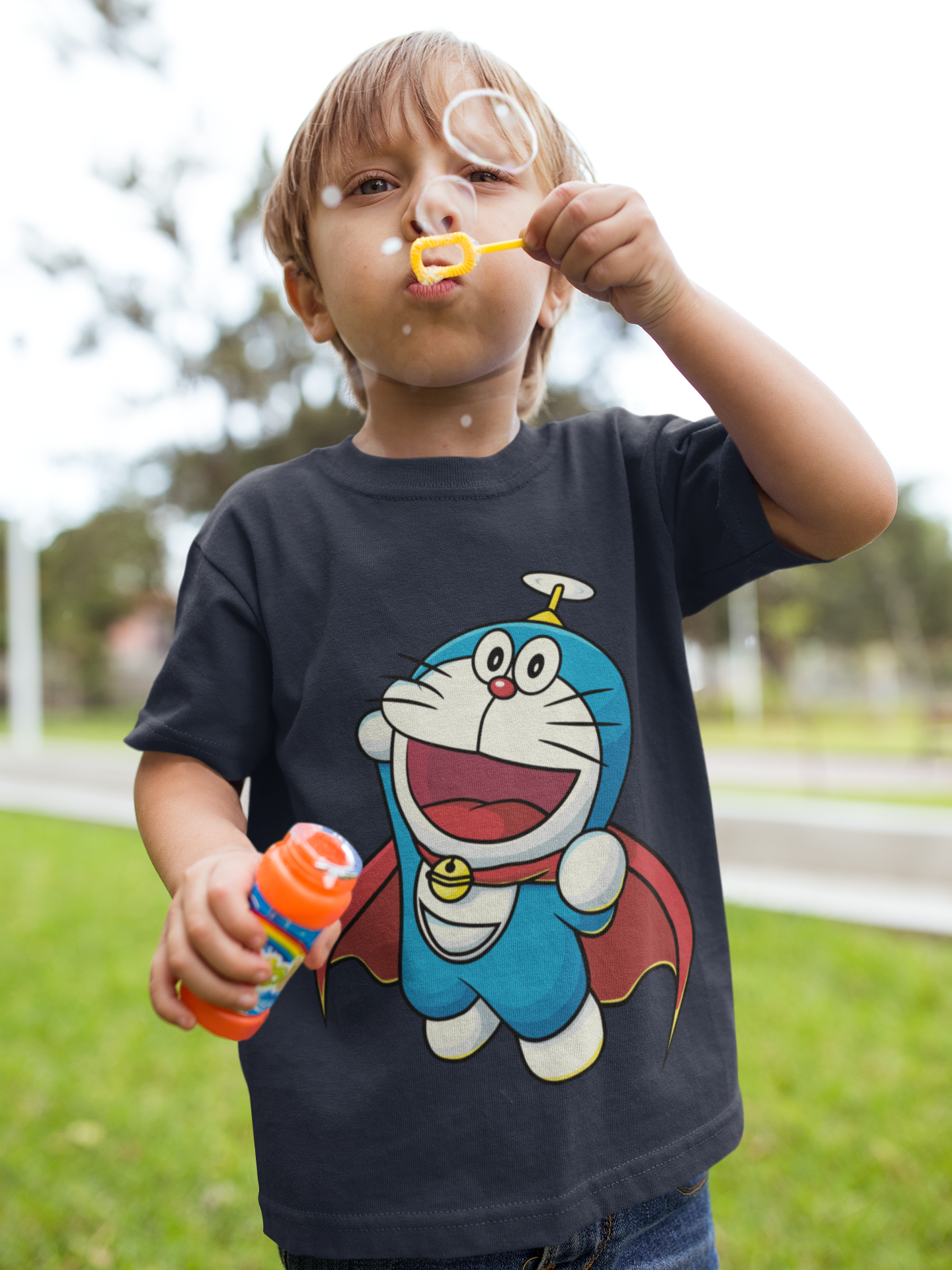Cute Cartoon Half Sleeves T-Shirt for Boy-FunkyTeesClub