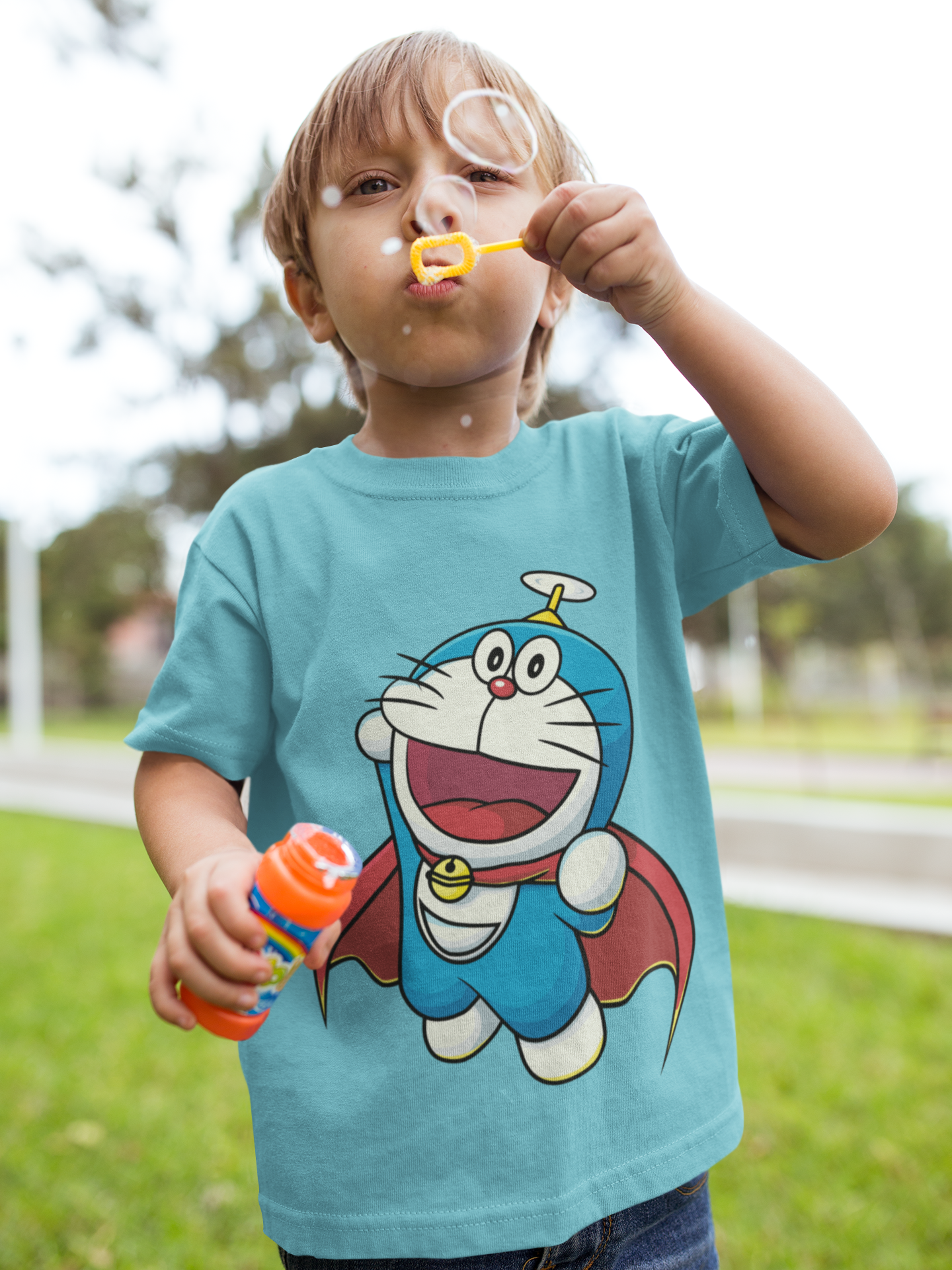 Cute Cartoon Half Sleeves T-Shirt for Boy-FunkyTeesClub