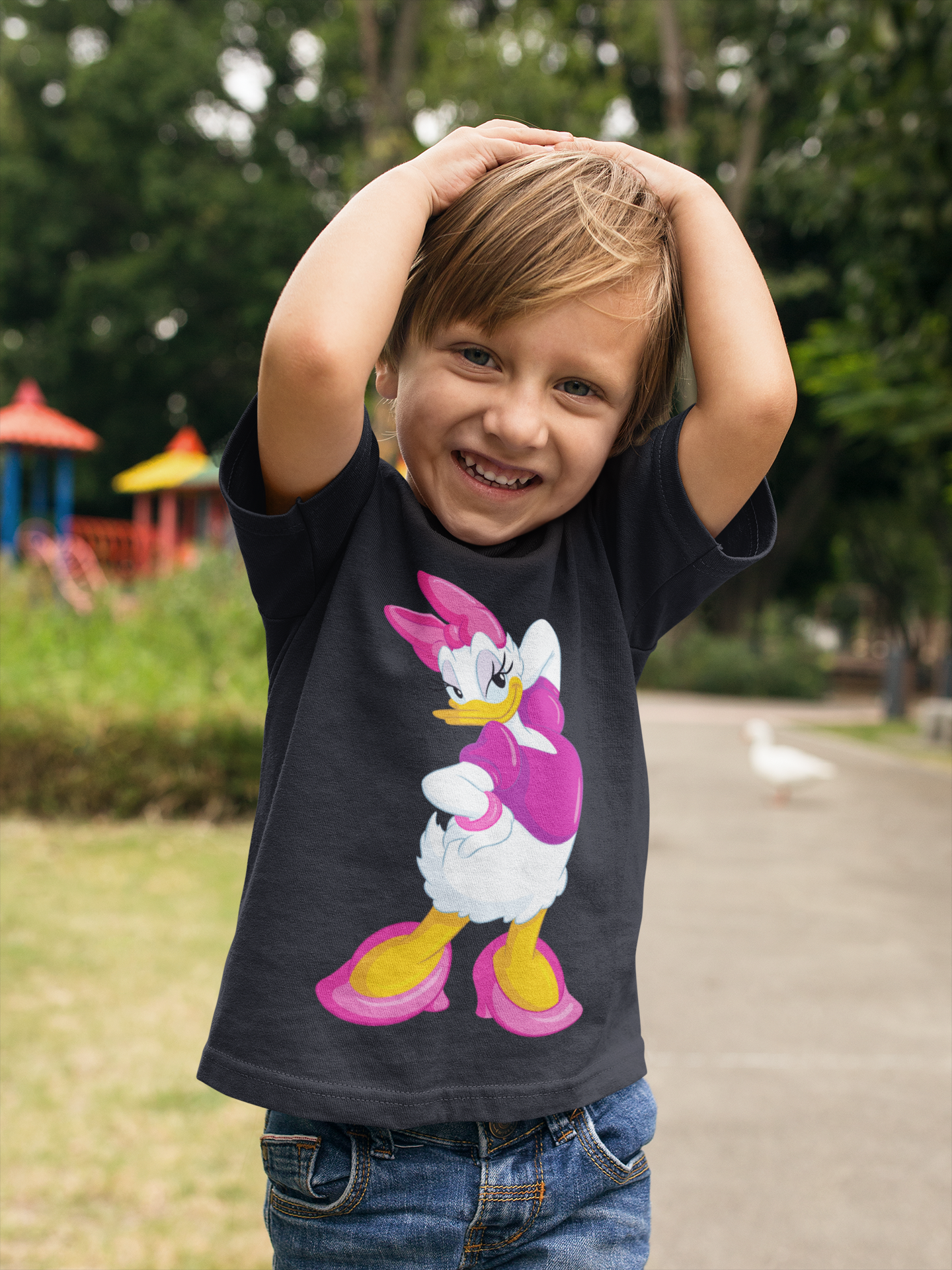 Cute Cartoon Half Sleeves T-Shirt for Boy-FunkyTeesClub