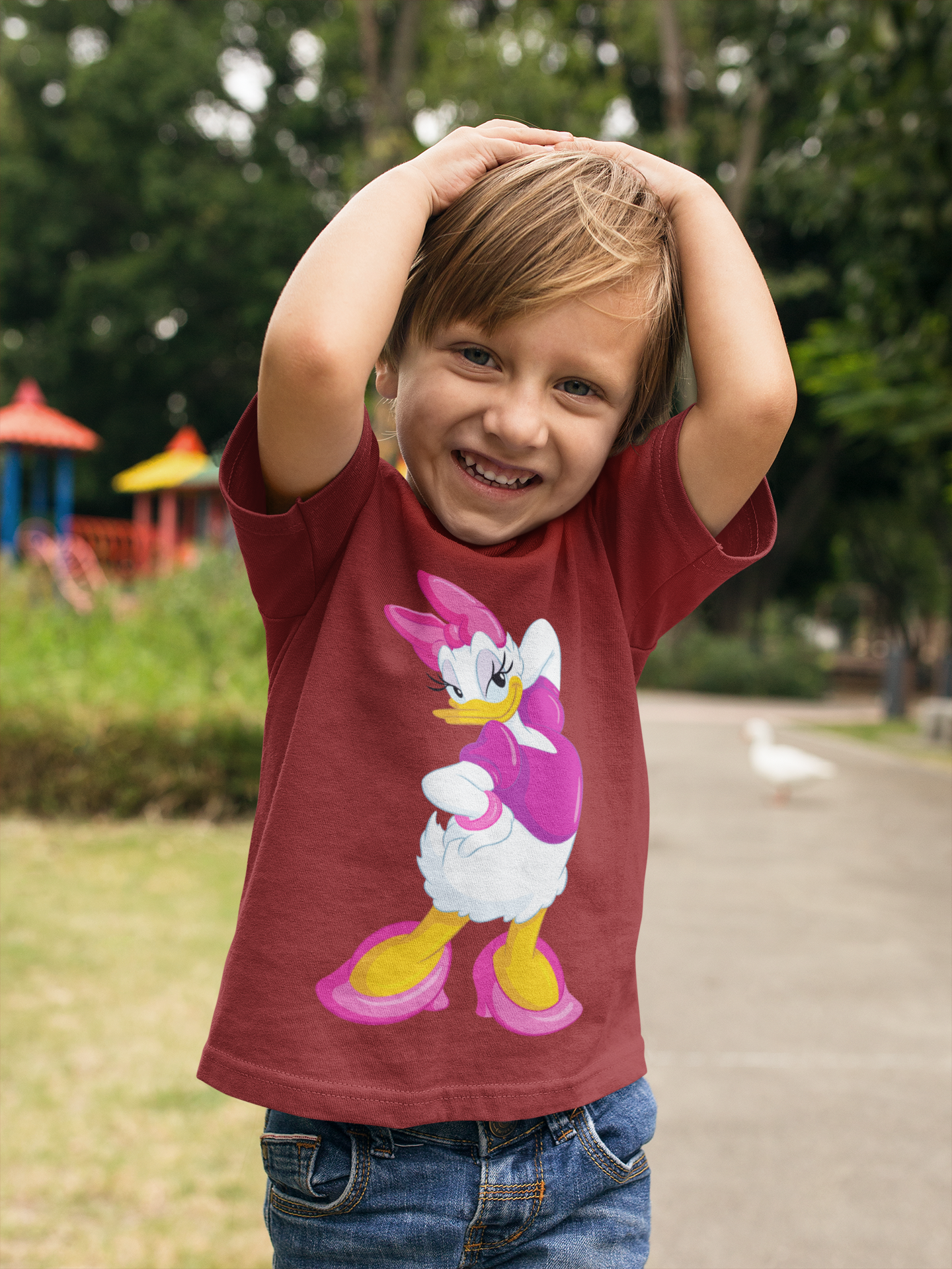 Cute Cartoon Half Sleeves T-Shirt for Boy-FunkyTeesClub