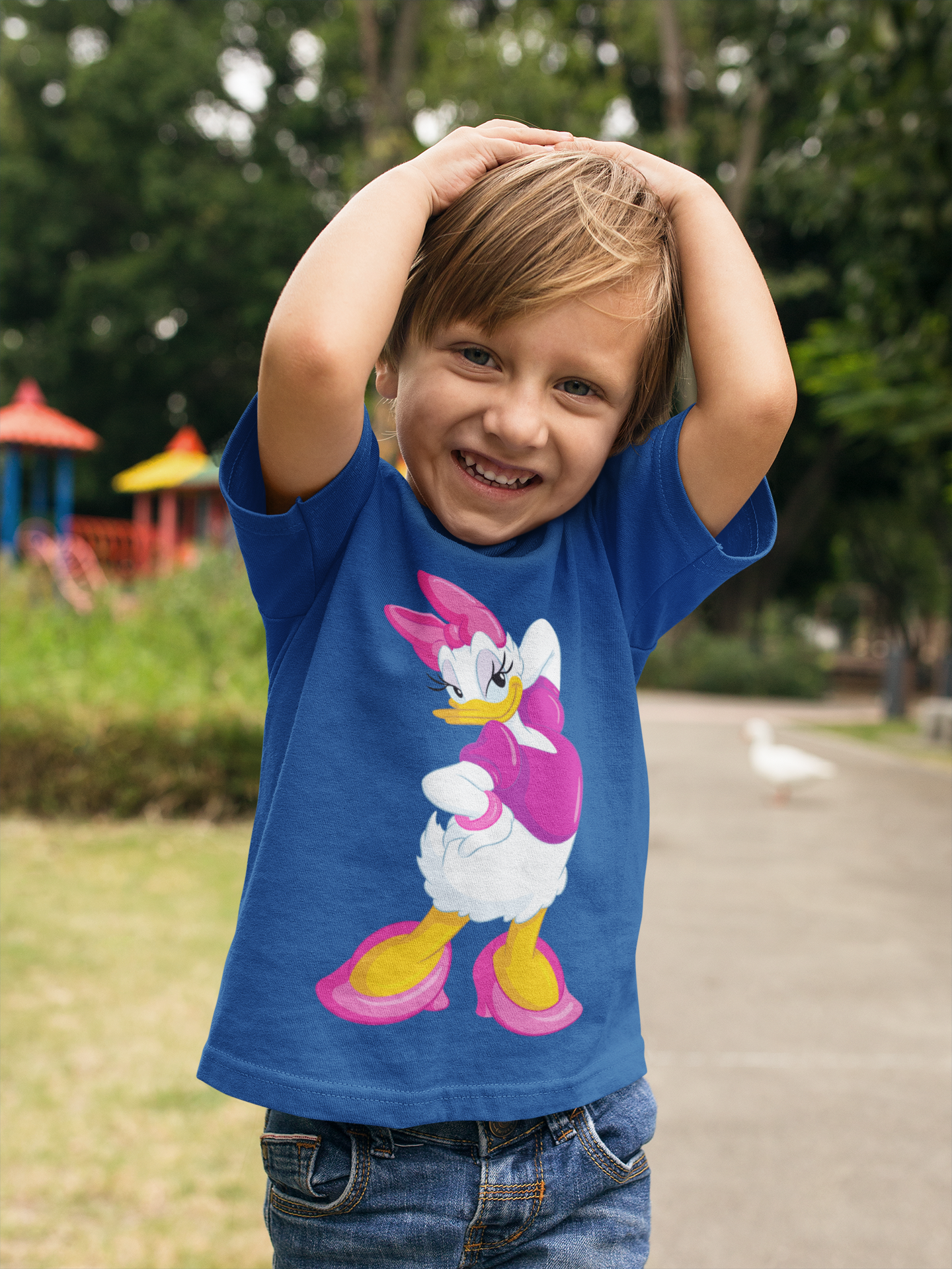 Cute Cartoon Half Sleeves T-Shirt for Boy-FunkyTeesClub