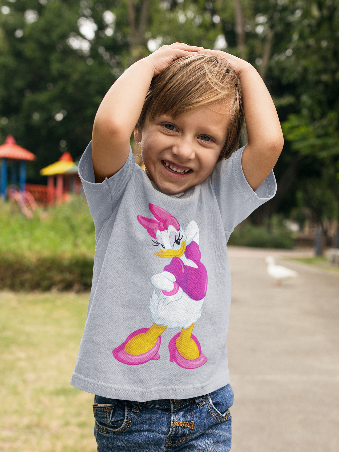 Cute Cartoon Half Sleeves T-Shirt for Boy-FunkyTeesClub