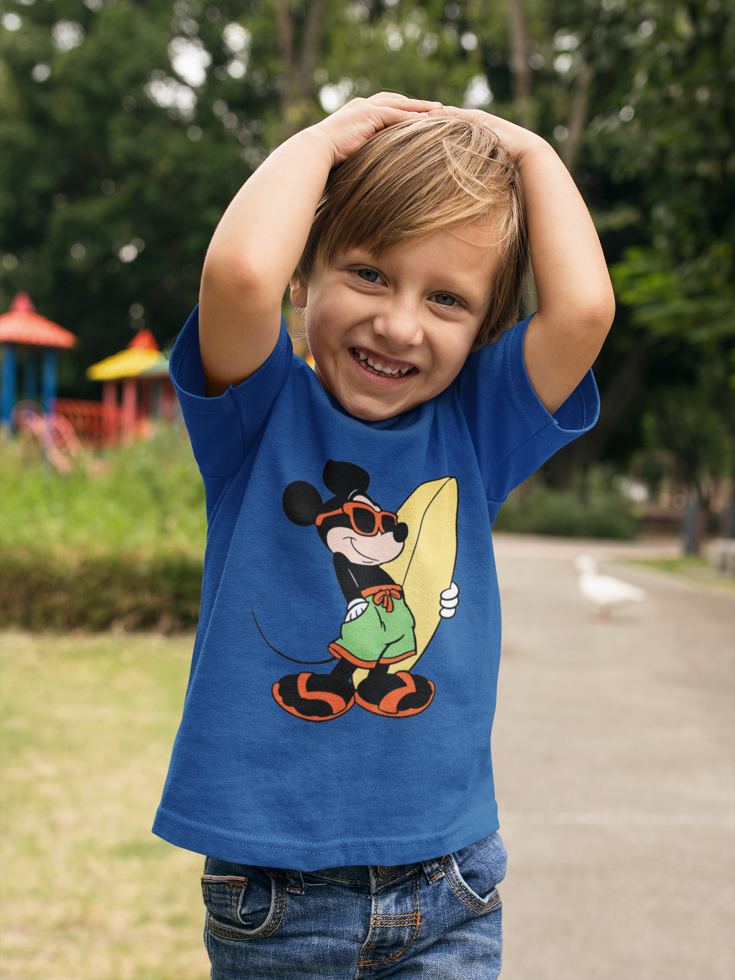 Cute Cartoon Half Sleeves T-Shirt for Boy-FunkyTeesClub