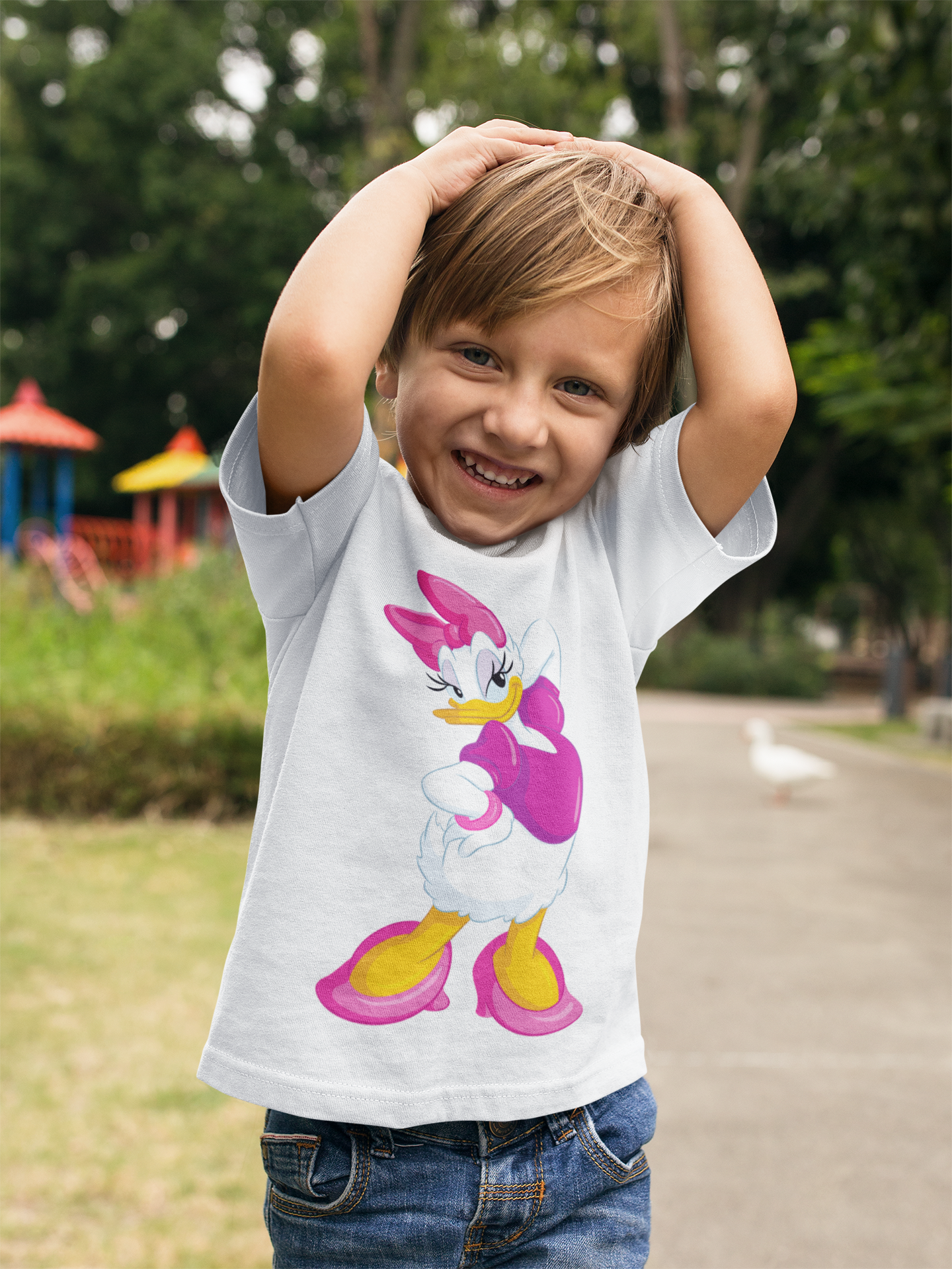 Cute Cartoon Half Sleeves T-Shirt for Boy-FunkyTeesClub