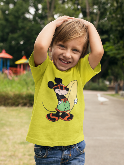 Cute Cartoon Half Sleeves T-Shirt for Boy-FunkyTeesClub
