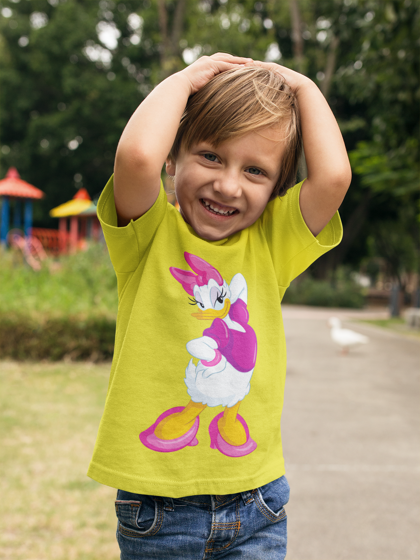 Cute Cartoon Half Sleeves T-Shirt for Boy-FunkyTeesClub