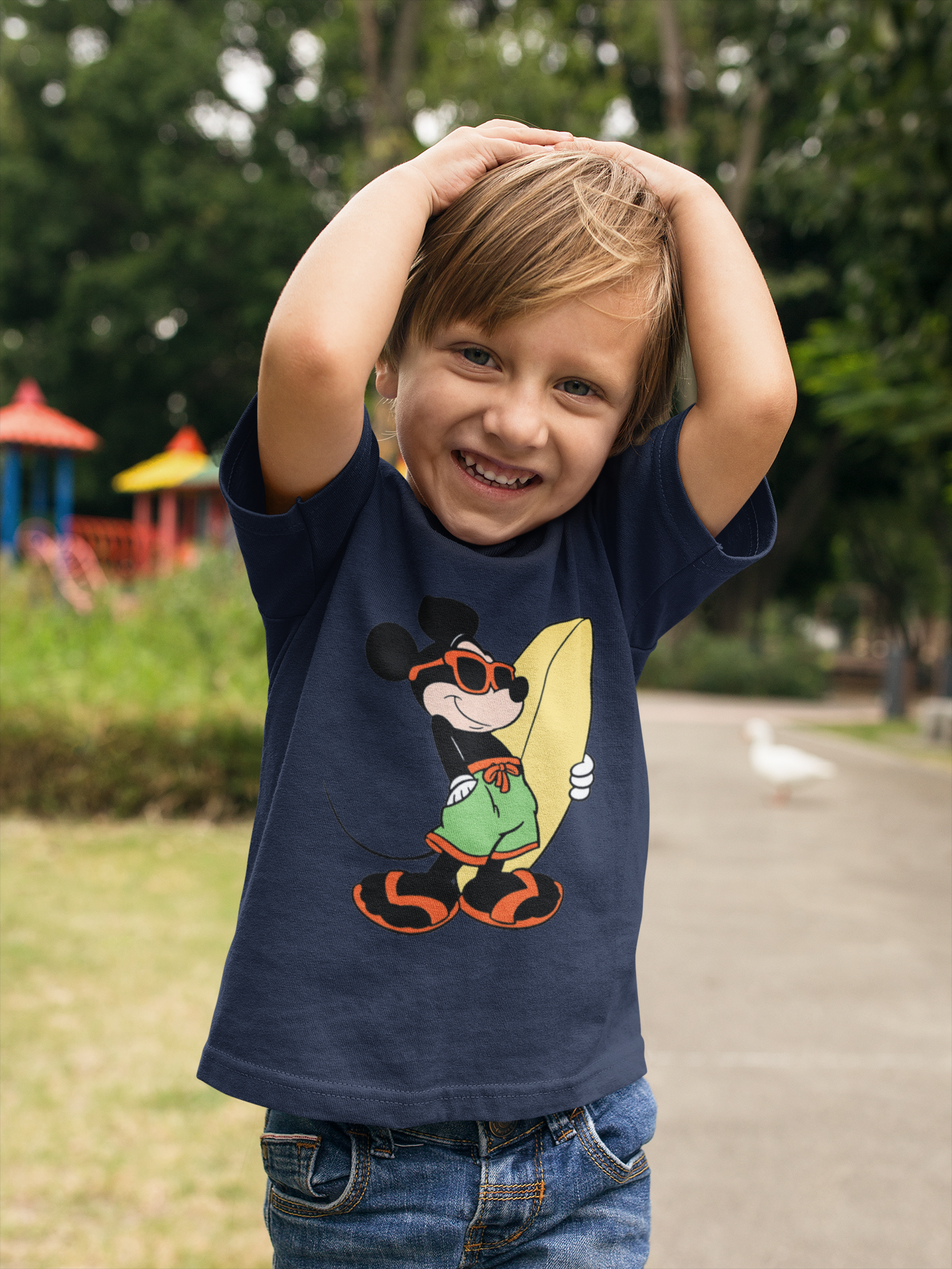 Cute Cartoon Half Sleeves T-Shirt for Boy-FunkyTeesClub