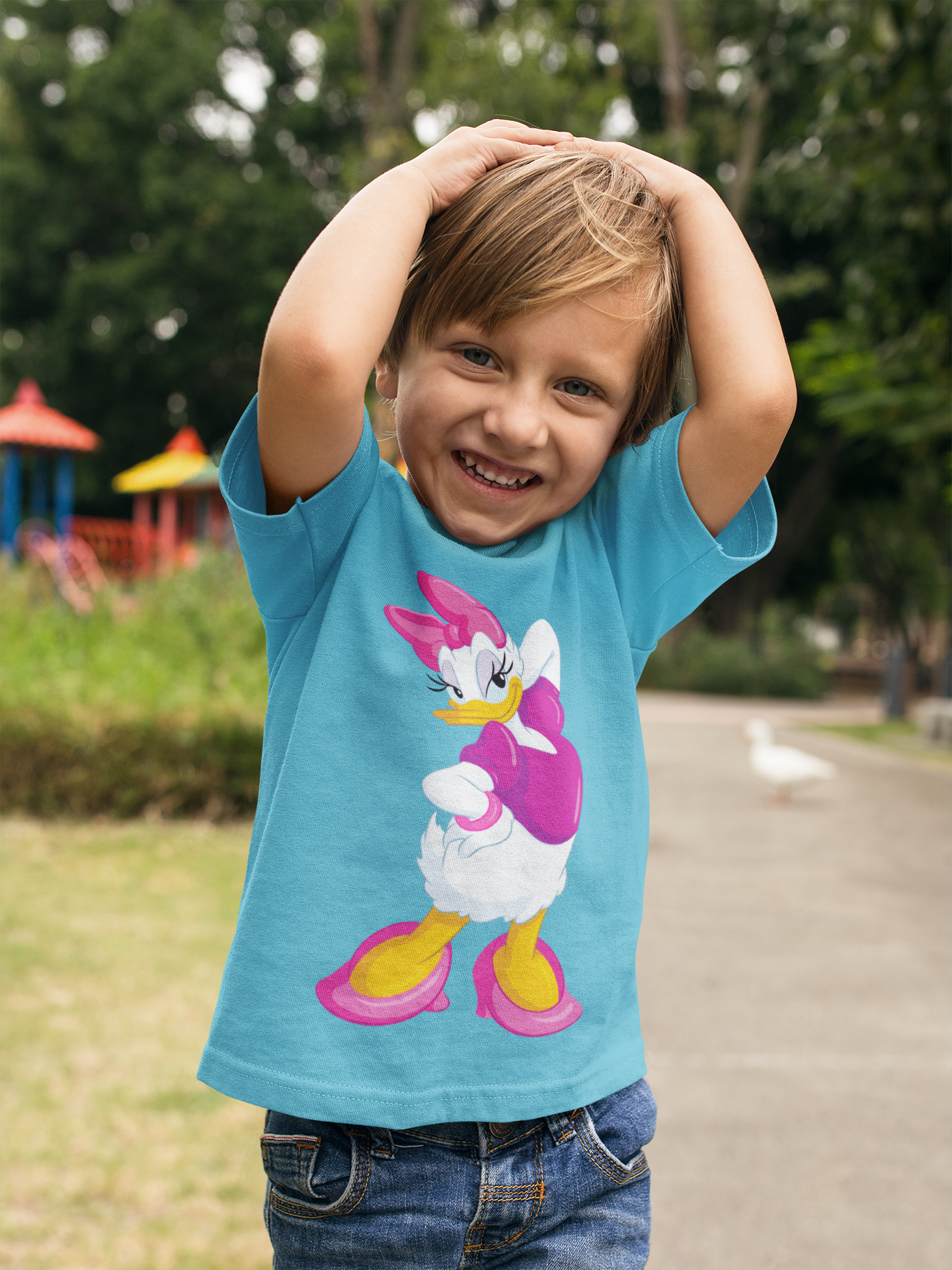 Cute Cartoon Half Sleeves T-Shirt for Boy-FunkyTeesClub