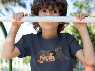 Cute Cartoon Half Sleeves T-Shirt for Boy-FunkyTeesClub
