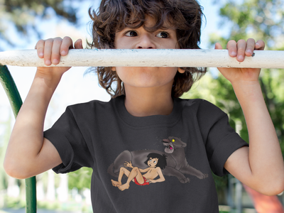 Cute Cartoon Half Sleeves T-Shirt for Boy-FunkyTeesClub